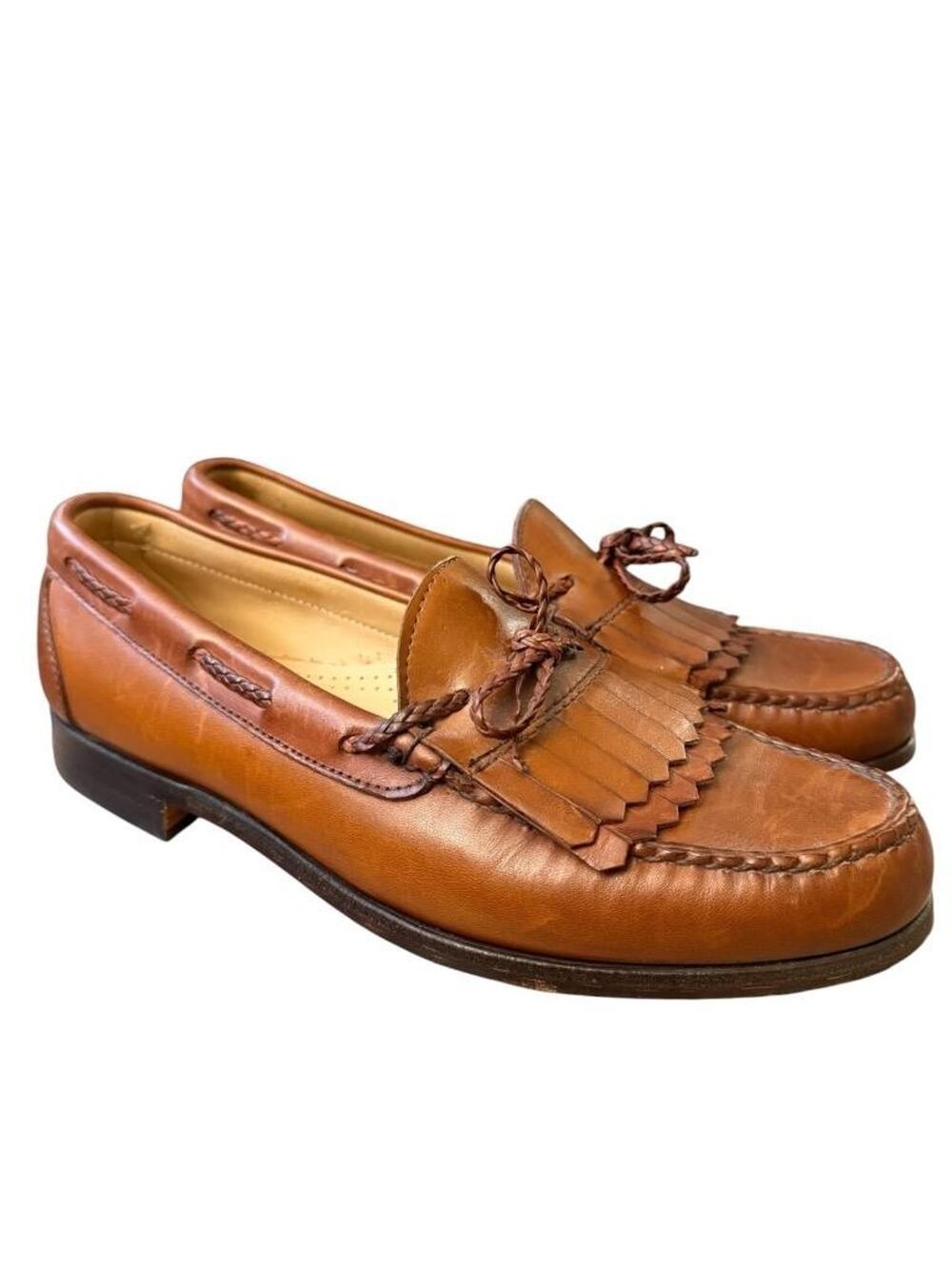 Allen Edmonds Woodstock Loafer Men size 9.5 D Walnut